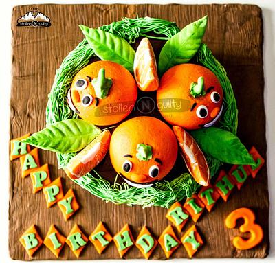 The Happy Orange - Cake by Smitha Arun