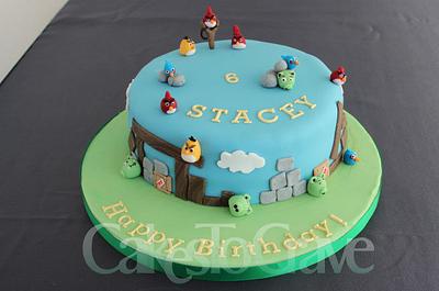 Angry Birds - Cake by Kirsty