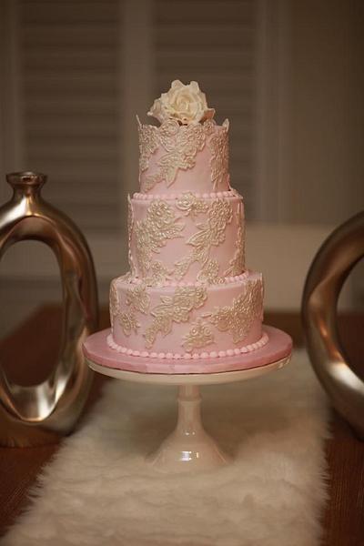 Elegant lace - Cake by Ann