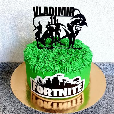 Fortnite cake - Cake by Prodiceva