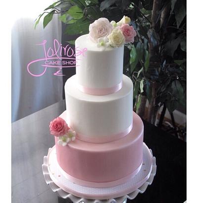 Pretty in pink cake - Cake by Jolirose Cake Shop