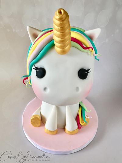 3D Unicorn Cake - Cake by Cakes By Samantha (Greece)