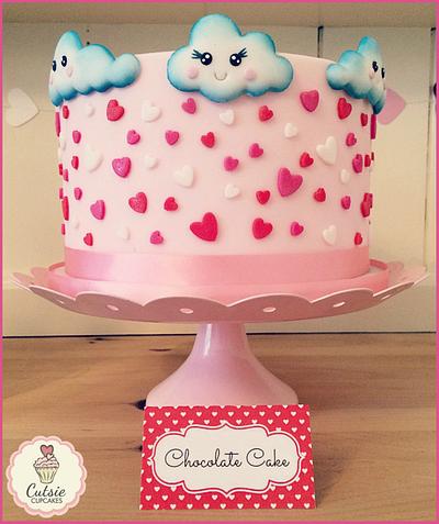 Love Clouds Cake - Cake by Cutsie Cupcakes
