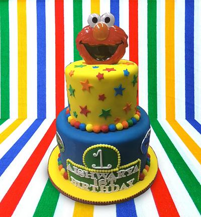 Elmo Cake - Cake by MsTreatz