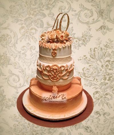 40th Anniversary Cake - Cake by Anu