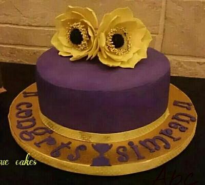 Simran loves anemones  - Cake by Ashwini Tupe
