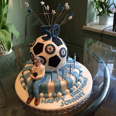 Football cake - Cake by Kirstie's cakes