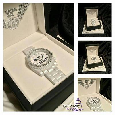 Newcastle Eagles Basketball Limited Edition Rolex Watch - Cake by Symphony in Sugar