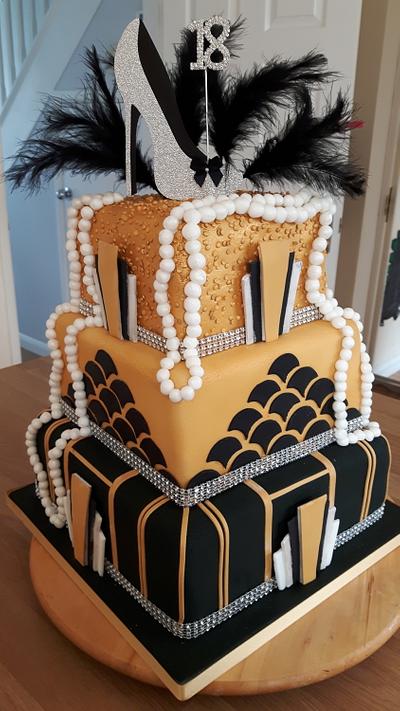 Art Deco Inspired  - Cake by Kate