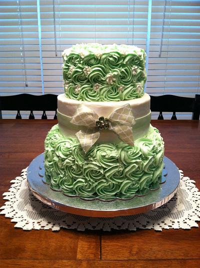 Caroline's Bridal Shower Cake - Cake by PamIAm