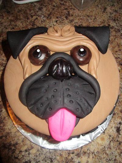Michelle's Pugs & Kisses Cake - Cake by Jazz