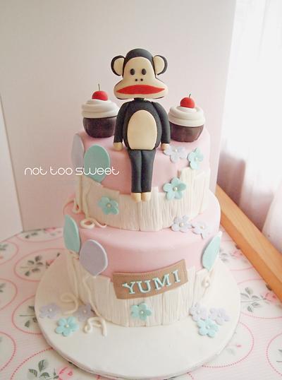 Paul Frank cake - Cake by Cynthia - Not Too Sweet Bakery