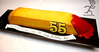 Giant French Fry 34" Long - Cake by Ciccio 