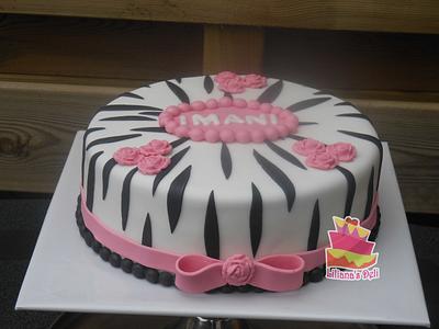 Zebra cake - Cake by Liliana Vega