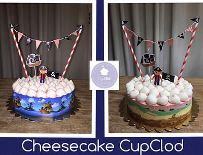 Pirate cake "very simple Cheesecake" - Cake by CupClod Cake Design
