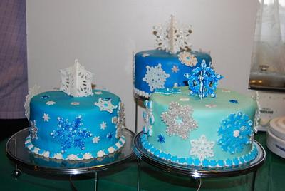 Snowflake Cake - Cake by Nicole Taylor