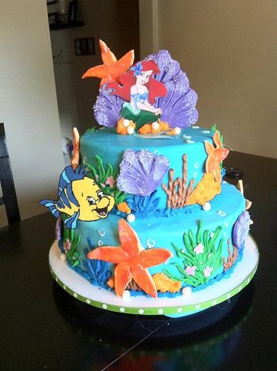 Little Mermaid - Cake by cakeisagoodthing