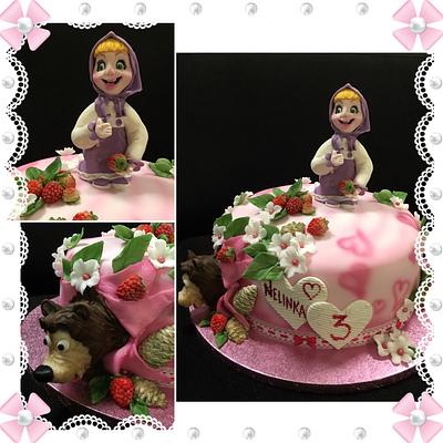Masha and the bear in pink 😊 - Cake by 59 sweets