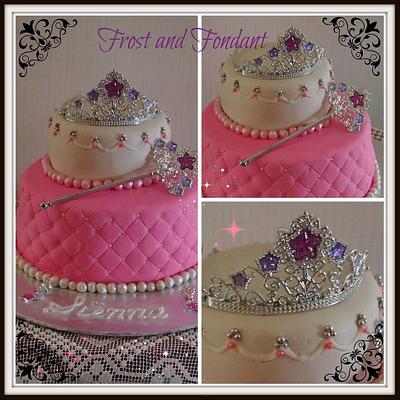 Pink Princess cake - Cake by Sharon Frost 