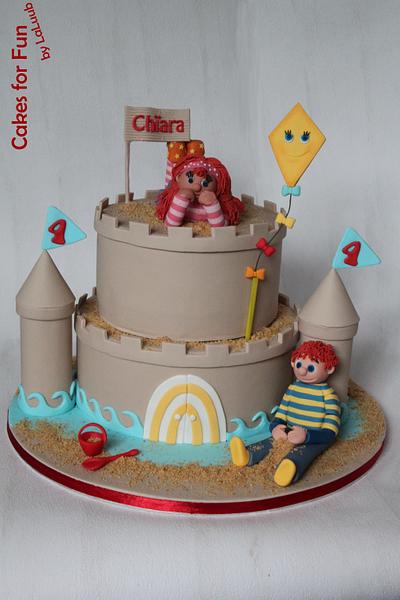 Sand Castle Cake (TV serie "Zandkasteel") - Cake by Cakes for Fun_by LaLuub