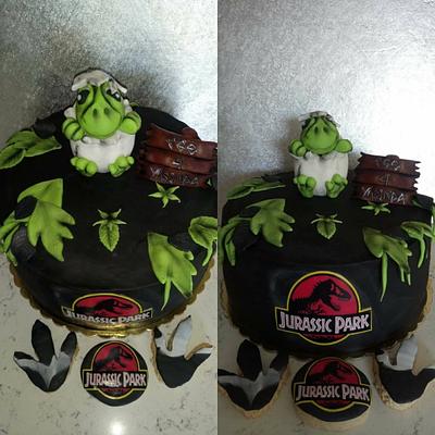 Dinosaur Cake - Cake by Begum Rogers