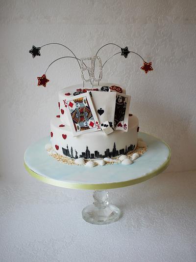 Las Vegas cake - Cake by Candy's Cupcakes