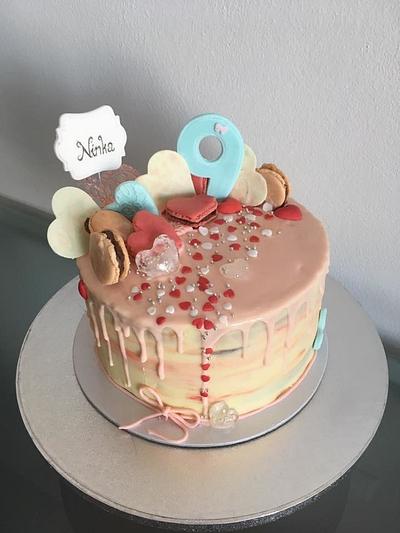 To 9th birthday - Cake by Kvety na tortu