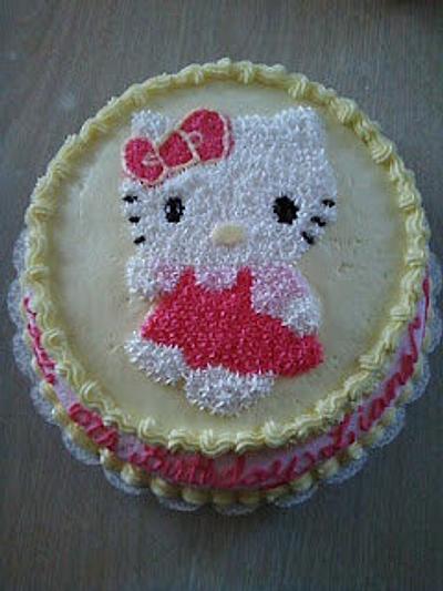 Hello Kitty 2 Tier Birthday Cake  - Cake by Hilda