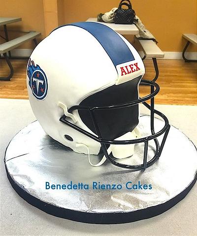 Tennessee Titans Football Helmet Cake - Cake by Benni Rienzo Radic