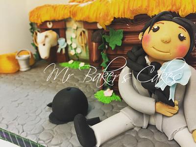 Horses and Stable - Cake by Mr Baker's Cakes