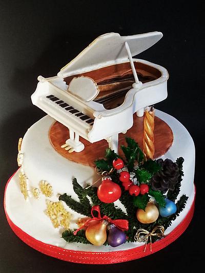 grand piano cake - Cake by daroof