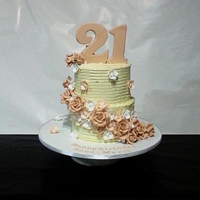 21 BIRTHDAY - Cake by The Custom Piece of Cake