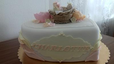 Baby girl cake - Cake by Ellyys