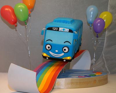 Tayo the Little Bus - Cake by Svetlana Petrova