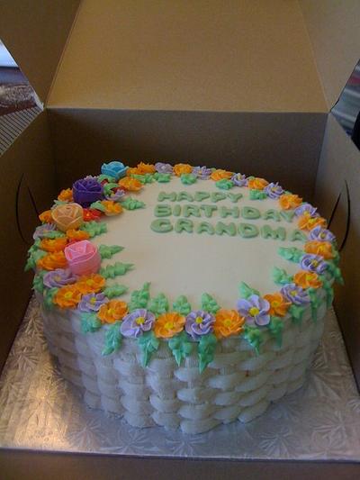 Basket Weave cake - Cake by none