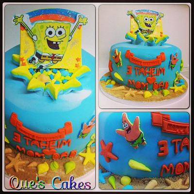 Spongebob Square pants  - Cake by Que's Cakes