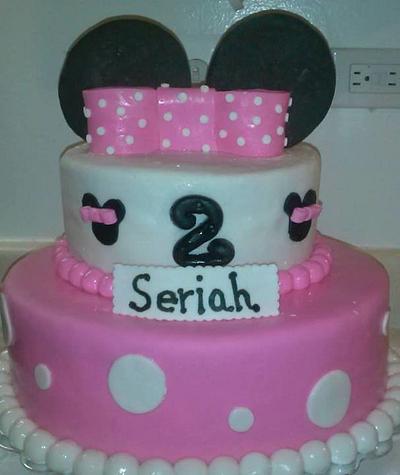 Girley Mini Mouse Cake - Cake by Parties by Terri
