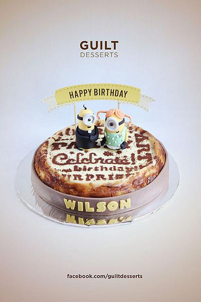 Minions Cheesecake - Cake by Guilt Desserts