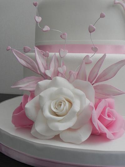 Wedding Cake LOVE - Cake by Victoria