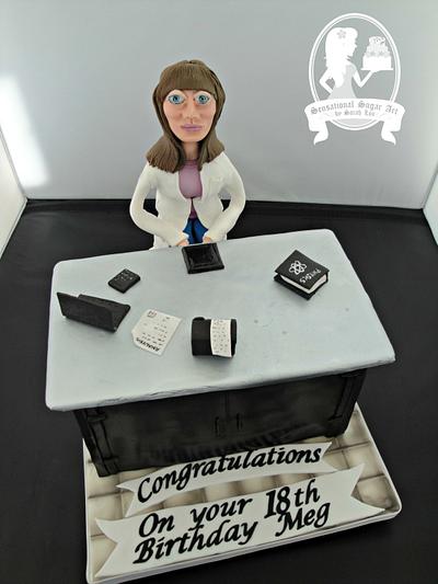 Physics Lab Cake - Cake by Sensational Sugar Art by Sarah Lou
