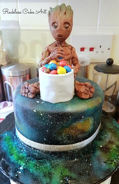 Baby Groot Cake - Cake by Reckless Cake Art