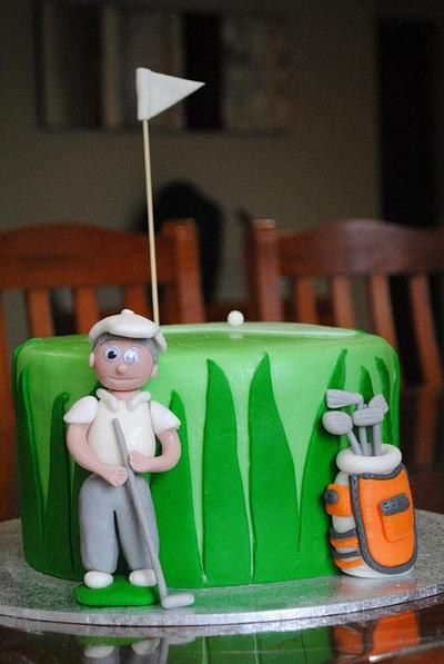 Golf cake - Cake by Amelia's Cakes
