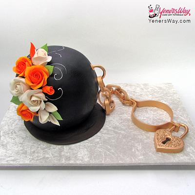 Ball & Chain Wedding Cake - Cake by Serdar Yener | Yeners Way - Cake Art Tutorials