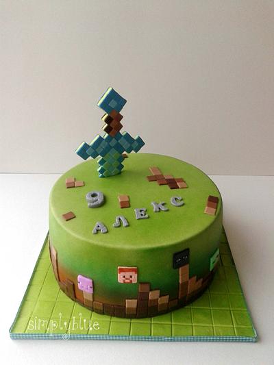 Minecraft cake - Cake by simplyblue