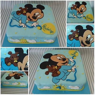 Baby Mickey Cake  - Cake by Bolos Doce Decor