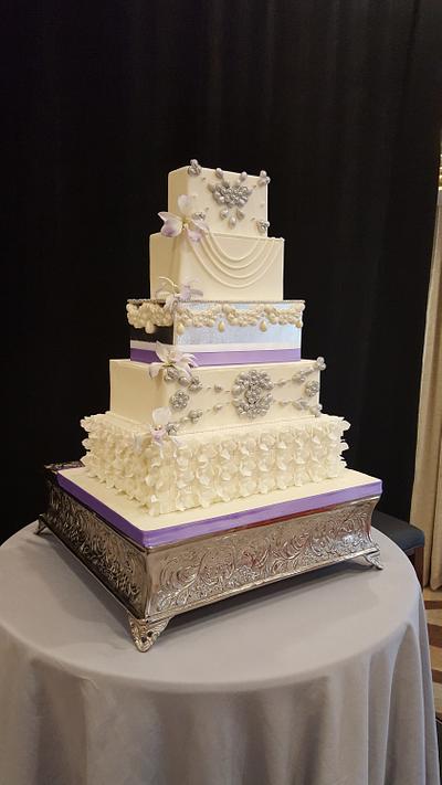 Modern Bride ACD Wedding Cake Design - Cake by Wendy Lynne Begy