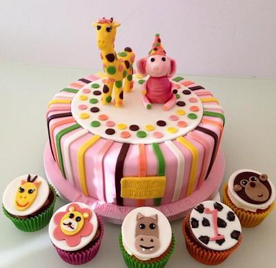 1st birthday cake - Cake by Jackie - The Cupcake Princess