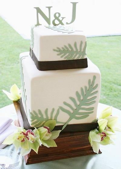 Hula Sister Wedding - Cake by SweetAsSugar