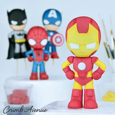 Iron Man Cake Topper - Cake by Crumb Avenue