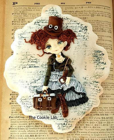 Travelling Girl Cookie...... - Cake by The Cookie Lab  by Marta Torres
